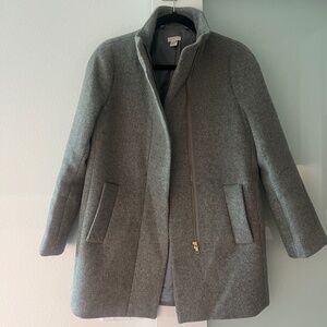 Grey J Crew Peacoat Size 2 Petite